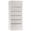 Ceramiczna lampa ścienna SL.0161 prostokątna do holu biała