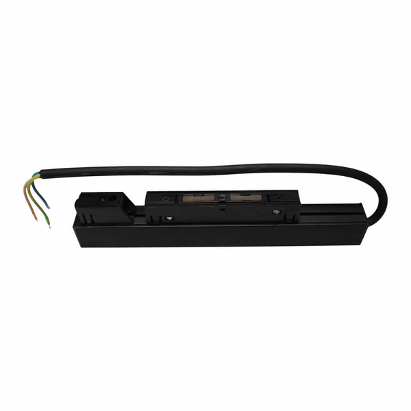 Zasilacz prosty Magnetic Track EKZAS6637 do szyny magnetycznej czarny