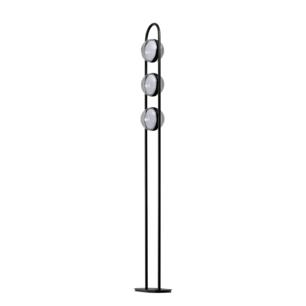 Designerska lampa stojąca ASTRID czarna AZ6893 3xLED 3000K ściemnialna