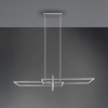 Lampa wisząca ściemnialna ZENITRA DL307320310 LED 34W 3000K srebrna