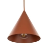 Wisząca lampa stożkowa CONO 10076 nad stół ceglany
