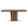 Złota konsolaTIDAL MM001501100370 metalowa do salonu 150cm