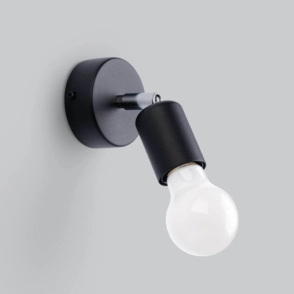 Regulowany kinkiet ścienny Fornes SL.1120 minimalistyczny czarny