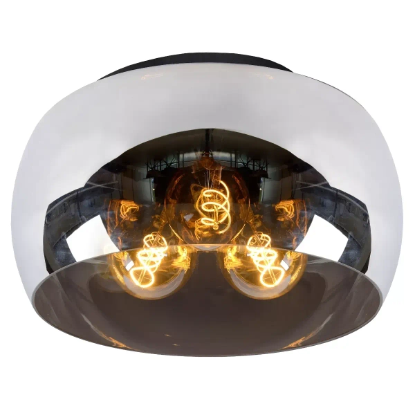 Sufitowa lampa loft OLIVIA 45101/40/65 Lucide przydymiony czarny