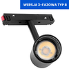 Lampa reflektorowa do szyn magnetycznych 3-fazowych 816 Domeno LED 7W 4000K czarna