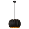 Lampa wisząca filcowa Spencer 34445/30/30 do salonu czarna