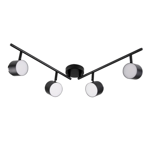 Lampa sufitowa KUBIK 318282 reflektorki LED 16,8W 3000K czarne