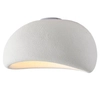 Kopułowa lampa sufitowa STONE DN426-50C metalowa do salonu biała