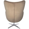 Fotel welurowy Egg KH1501100231 King Home z funkcją bujania khaki