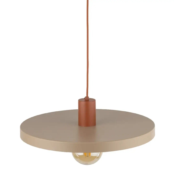 Industrialna lampa wisząca Sila 10955 żarówka na kablu ceglany