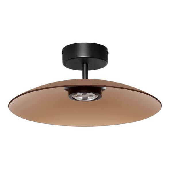 Plafon do kuchni PECA LE44278 LED 12W 3000K kopuła brązowy czarny