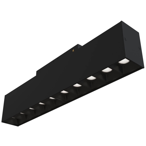 Owalna lampa szynowa ścieżka świetlna Points TR082-1-6W3K-M-B LED 6W 3000K  czarny