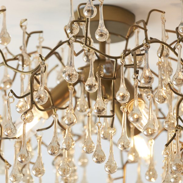 Sufitowa lampa gałązki L&-181696 Light& designerska złota