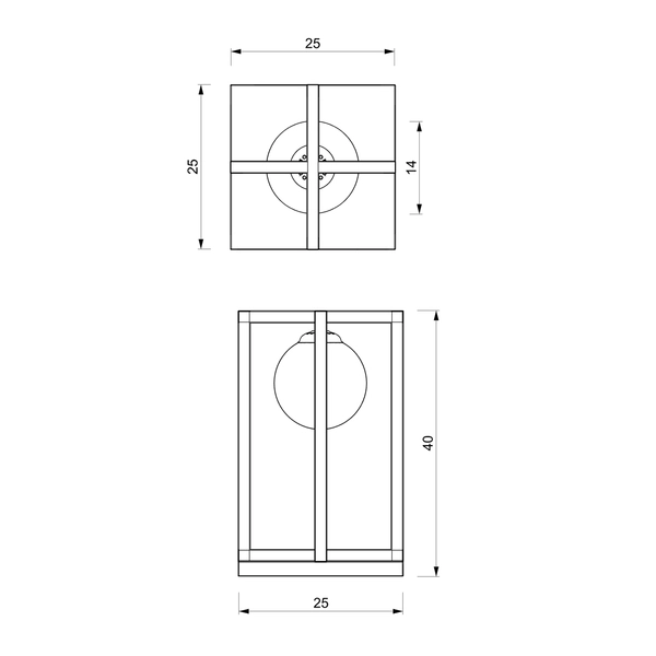 Lampa stołowa Diego MLP8571 ze szklanym kloszem biała czarna