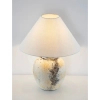 Ceramiczna lampa stołowa BELUNCA LE45282 do sypialni biały beżowy