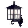 Kinkiet ścienny zewnętrzny Winchester BL17-BLACK Elstead domek lampion czarny