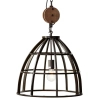 Loftowa wisząca lampa Matrix 93411/76 regulowana na łańcuchu czarny