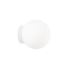 Lampa naścienna okrągła Mapa biała 1xG9 15W szklana kulista ball do salonu 59808