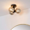 Lampa sufitowa TRUDY 74116/03/30 Lucide IP44 kule czarne przydymione