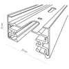 Szynoprzewód 1-fazowy Tracer 4045 TK Lighting listwa metalowy czarny