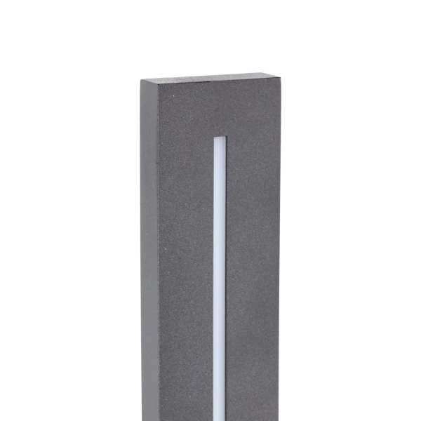 Zewnętrzny liniowy kinkiet Linea M 18176 LED 3000K IP65 szary