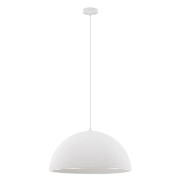 Wisząca lampa NAVIRTA LE45340 kopułowa nad wyspę do jadalni biała