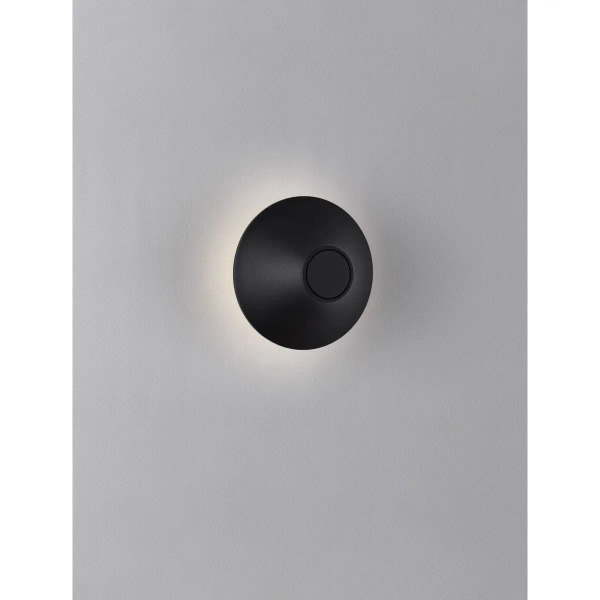 Oczko ścienne ledowe QUERILO LE75185 LED 11W 3000K IP54 czarna