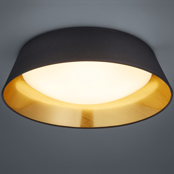 LAMPA sufitowa PONTS R62871879 RL Light abażurowa OPRAWA plafon LED 18W 3000K okrągły czarny