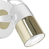 Ścienny reflektorek WILSON MLP5750 Milagro metalowa OPRAWA regulowany biały złoty