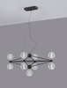 Lampa wisząca BOYA LE42738 LED 42W 3200K z funkcją ściemniania czarna