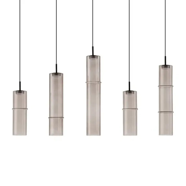 Eleganckie zwisające tubki SARTANO LE45165 LED 18W 3000K mokka