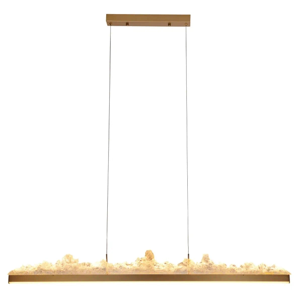 Wisząca lampa nad wyspę MONTANA ST-6490P/L LED 19W 3000K do jadalni złota