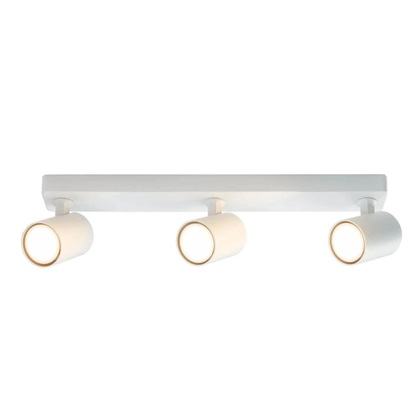 Sufitowa LAMPA reflektorowa SNOW LP-731/3W WH Light Prestige regulowana OPRAWA metalowy plafon tuby natynkowe białe