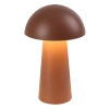 Dekoracyjna lampka stołowa grzyb Mireo 76039 LED 1,5W 3000K P44 brązowy