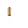 Podwieszana lampa do salonu O-line ST-1688L Step LED 28W 3000K ball mosiądz