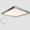 Kwadratowa LAMPA plafoniera DIVERSITY 1192126 Nave sufitowa OPRAWA metalowy plafon LED 40W 3000K ścienny biały