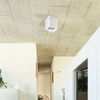 Spot LAMPA sufitowa MADDOX 2486 Rabalux metalowa OPRAWA prostokątna downlight kostka cube biała matowa