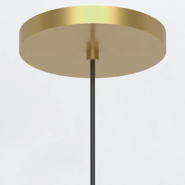 Kulista wisząca lampa Marni QN-MARNI-1P-NBR LED 5W 3000K mosiądz