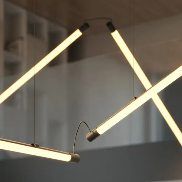 Nowoczesna lampa wisząca czarna PIPER LED 23,5W 2700-4000K listwy do salonu 71264-M942-D9-PH-12
