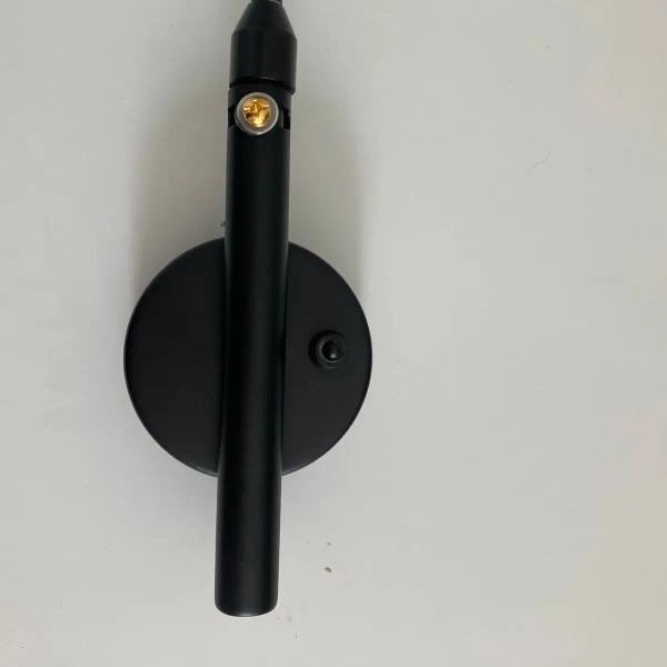 Kinkiet ścienny na peszlu Crane ST-W8701 Step do sypialni czarny