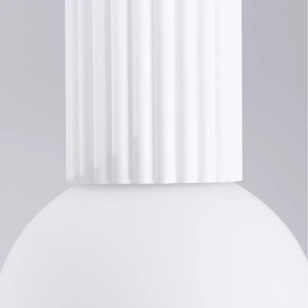 Kulista sufitowa lampa HALO SL.1708 do łazienki IP44 biała