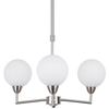 Wisząca lampa art deco Logos 33-05441 Candellux kule srebrna biała