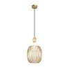 Metalowa lampa wisząca Levitation MOD376PL-01G1 do salonu mosiądz