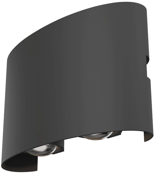 Ogrodowa lampa naścienna Strato O417WL-L4GR3K LED 4W 3000K szara