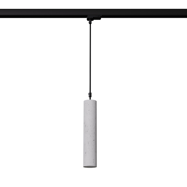 3-fazowa lampa wisząca betonowa LUVO MYL.00423 z żarówką szary