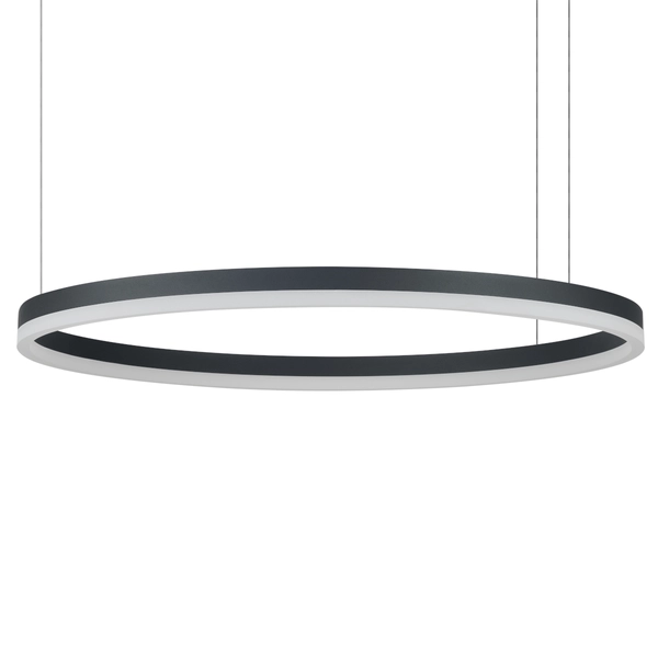 Lampa wisząca nad stół ring HALO AZ6472 LED 52W 3000-6000K pilot czarny