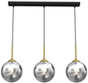 Lampa wisząca Reflex MLP8415 loftowe kule przydymione złote