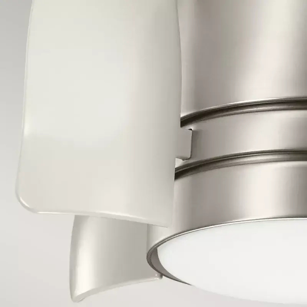 Sufitowy wiatrak z lampą LED Terna nikiel KLF-TERNA-15-BN 10W 4000K z pilotem