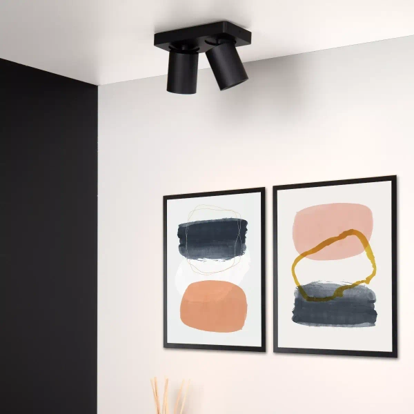 Lampa sufitowa tubka NIGEL 09929/10/30 Lucide do salonu czarny