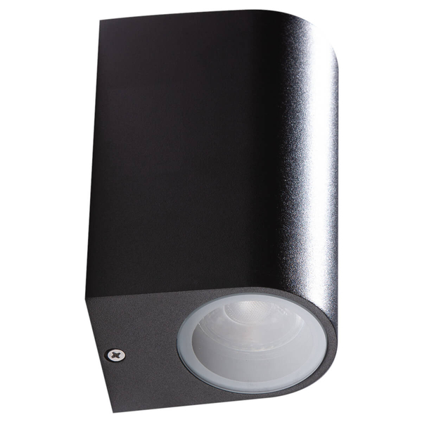 Nowoczesny kinkiet zewnętrzny Rimini AZ4266 IP54 czarna lampa ścienna